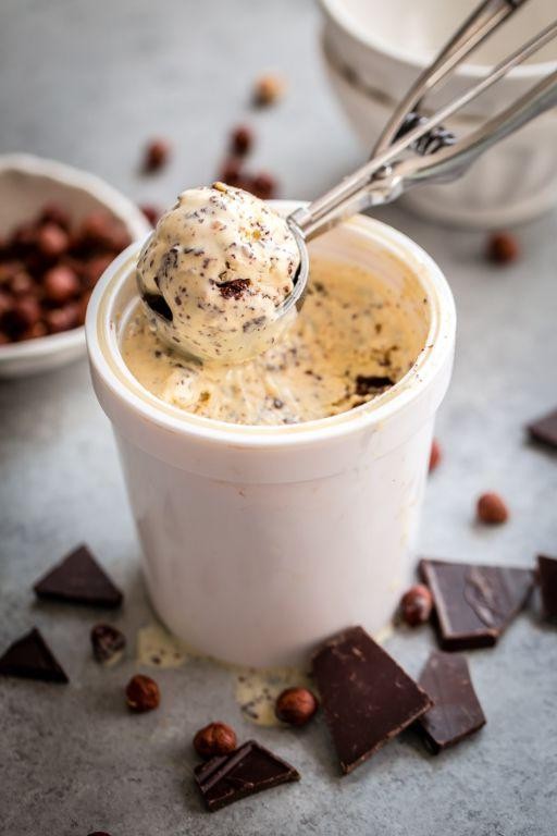 Chocolate Hazelnut Frozen Custard