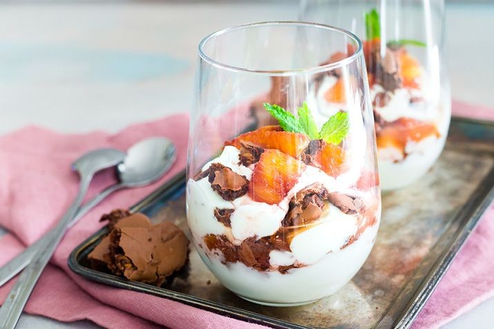 Chocolate Orange Parfait with Zest