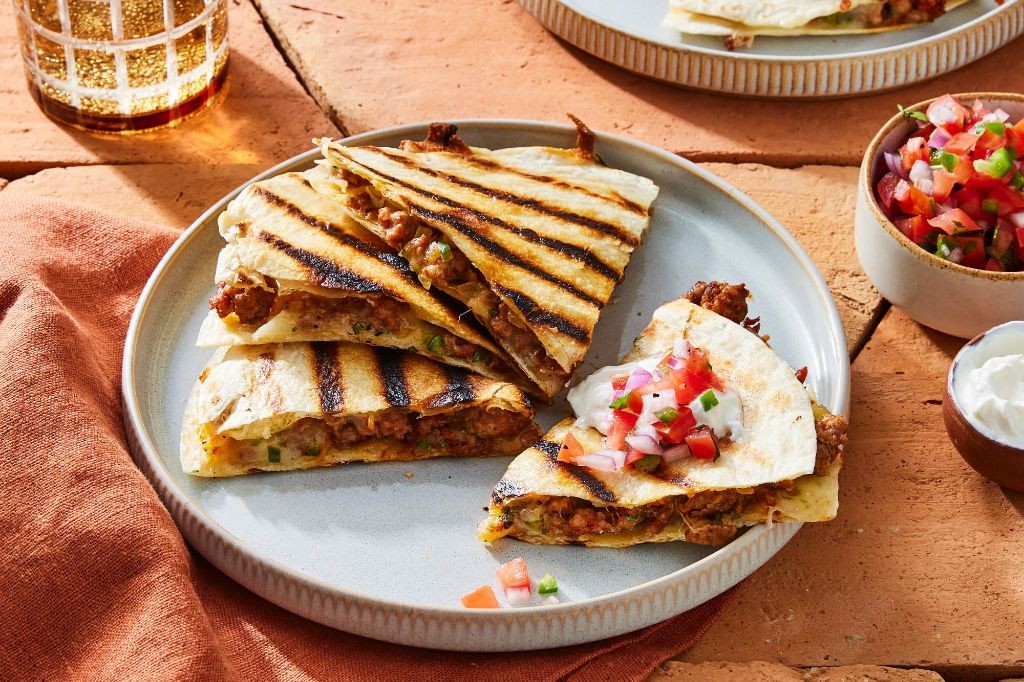 Chorizo and Cheese Quesadillas