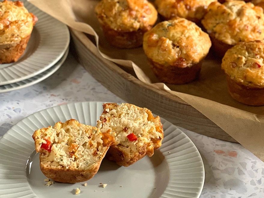 Chorizo and Manchego Savory Muffins