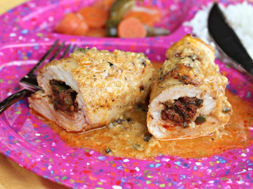 Chorizo and Manchego Stuffed Chicken Breast