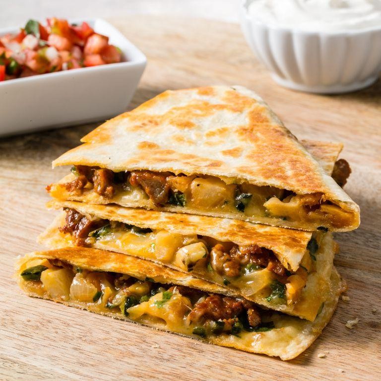 Chorizo and Potato Quesadilla