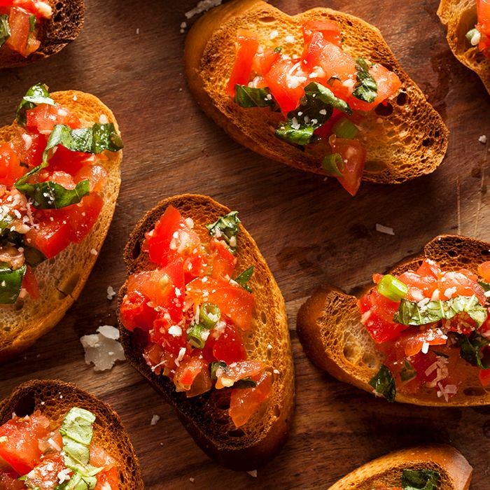 Chorizo and Tomato Bruschetta