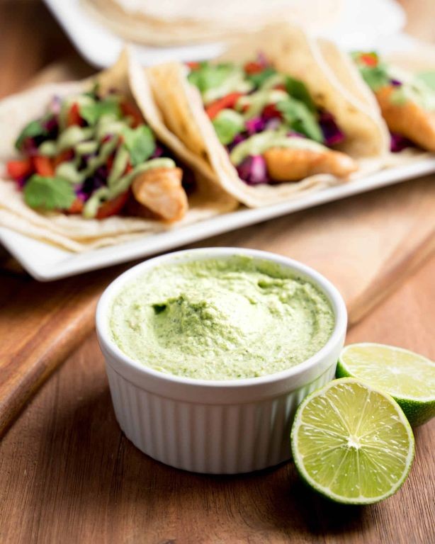 Cilantro Lime Taco Sauce