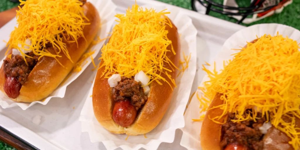 Cincinnati Chili Cheese Dogs