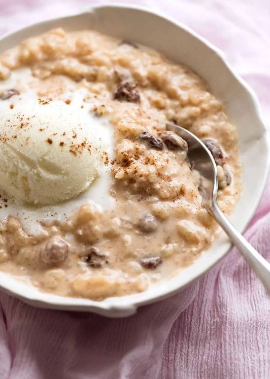 Cinnamon Infused Rice Pudding