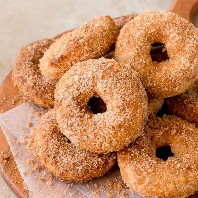 Cinnamon Sugar Baked Donuts