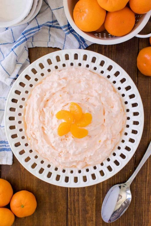 Citrus Dream Cool Whip Salad with Oranges and Grapes