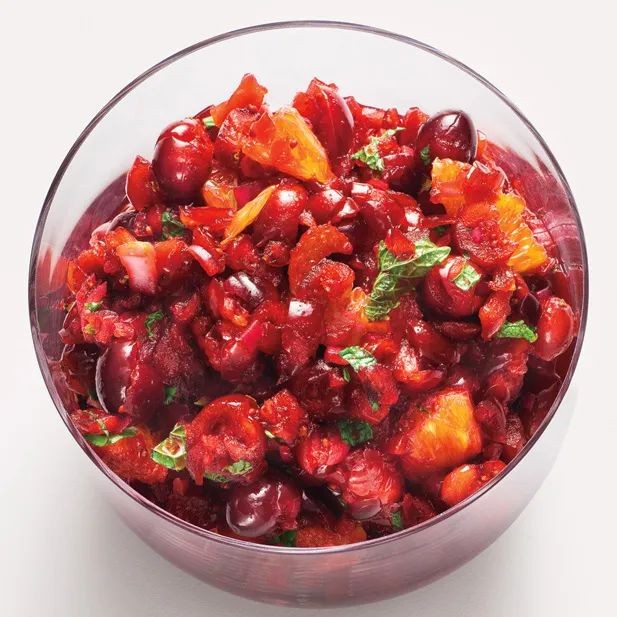 Citrus Mint Cranberry Relish