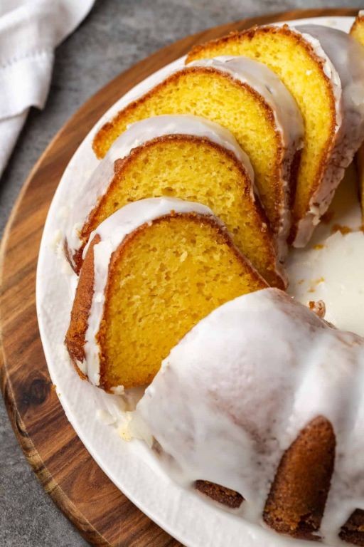 Citrus Mountain Dew Cake with Lemon Frosting