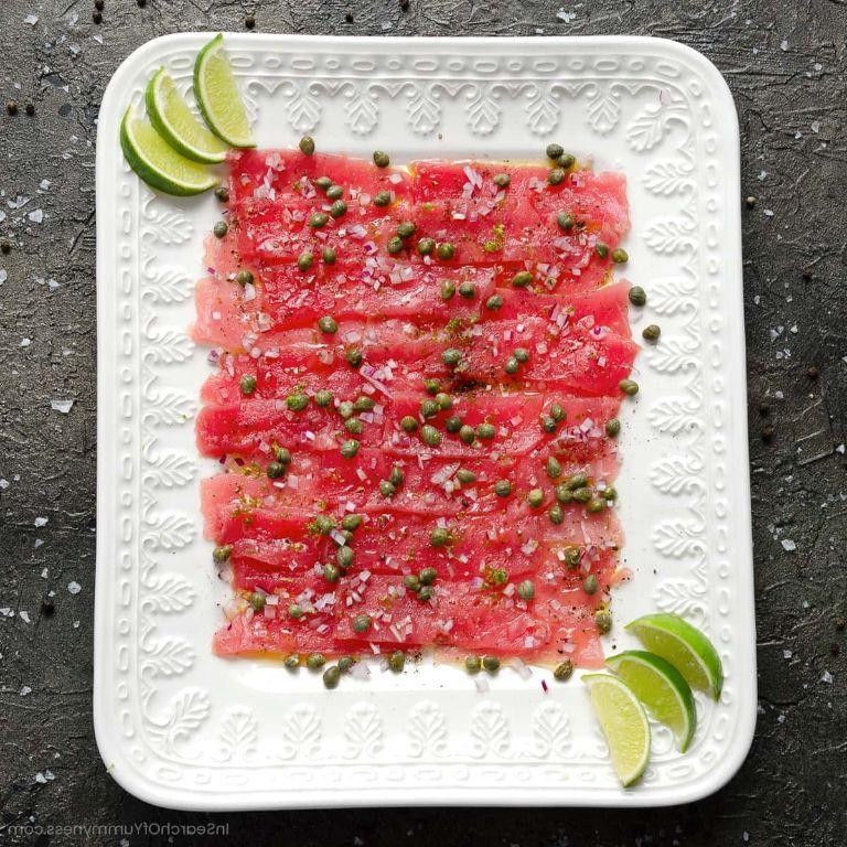 Citrus-Marinated Tuna Carpaccio