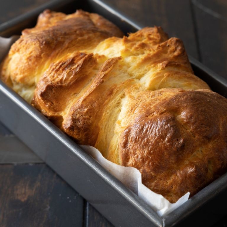 Classic Brioche with a Golden Crust
