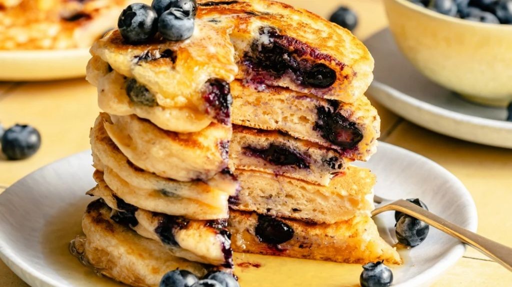 Classic Buttermilk Blueberry Pancakes