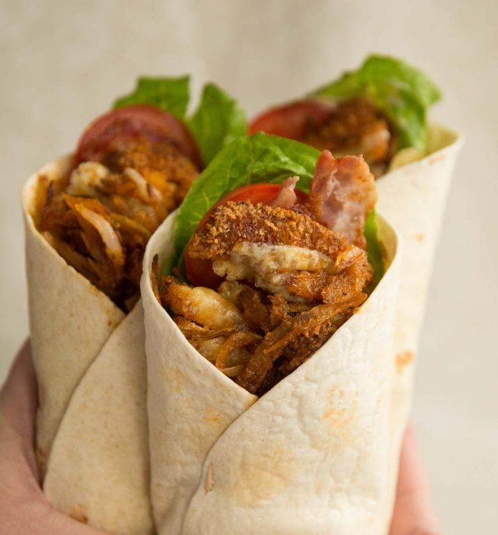 Classic Buttermilk Fried Chicken Wrap