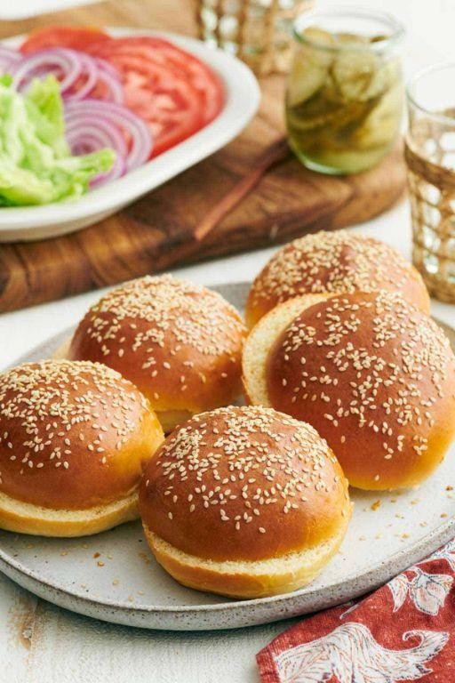 Classic Homemade Hamburger Buns