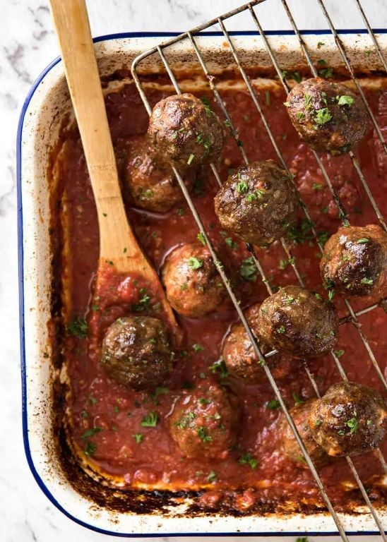 Classic Italian Oven-Baked Meatballs