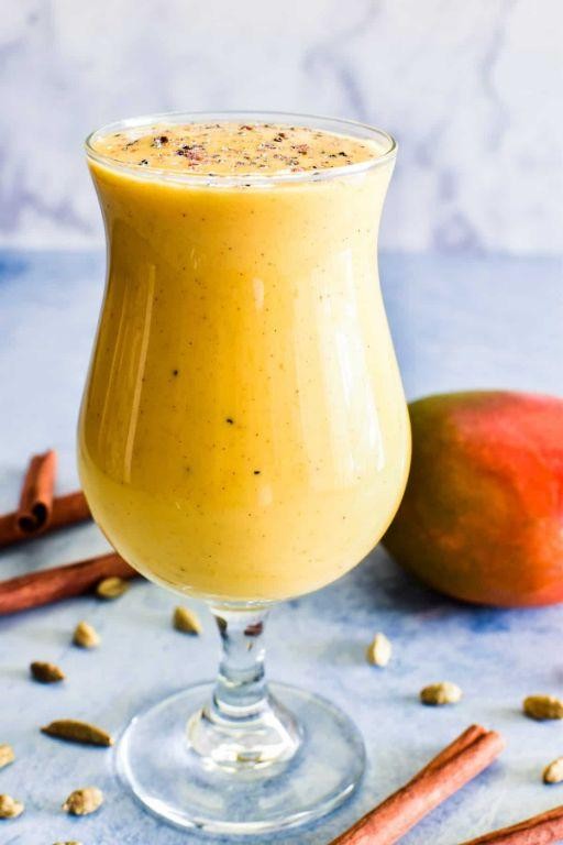 Classic Mango Lassi with Cardamom