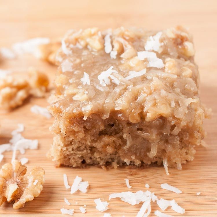 Classic Oatmeal Cake with Brown Sugar Frosting