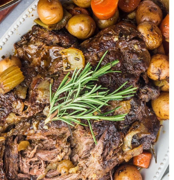 Classic Onion and Mushroom Beef Roast
