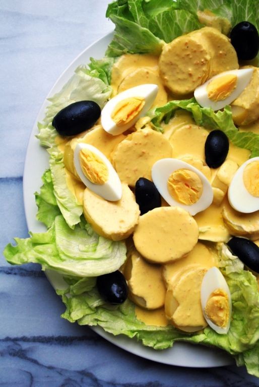 Classic Papa a la Huancaina with Hard-Boiled Eggs