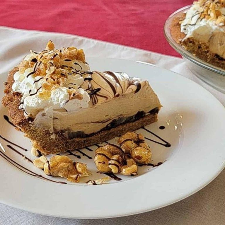 Classic Peanut Butter Pie with Chocolate Ganache