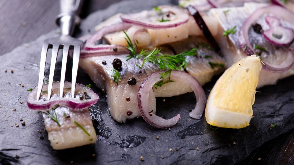 Classic Pickled Herring with Onions