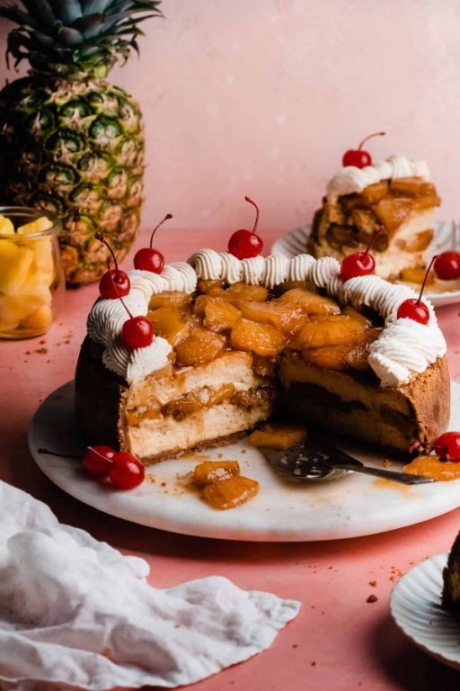 Classic Pineapple Upside-Down Cheesecake
