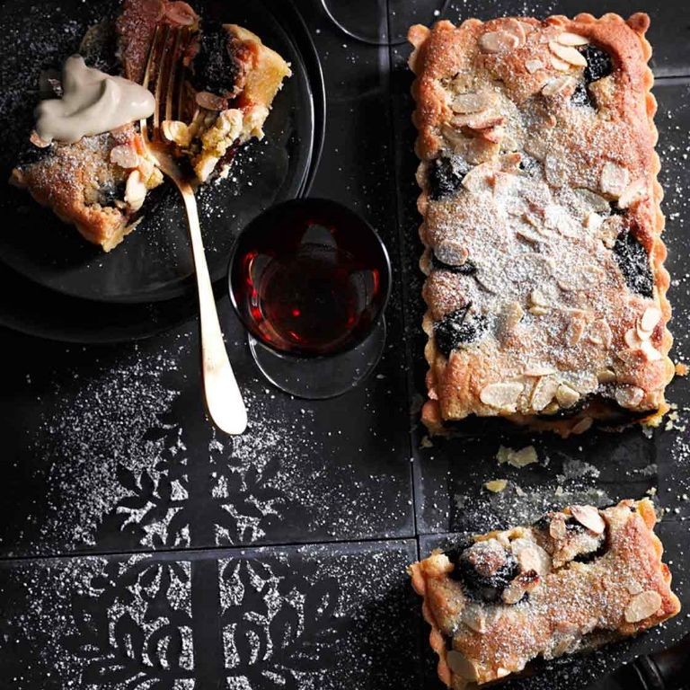 Classic Prune and Armagnac Tart