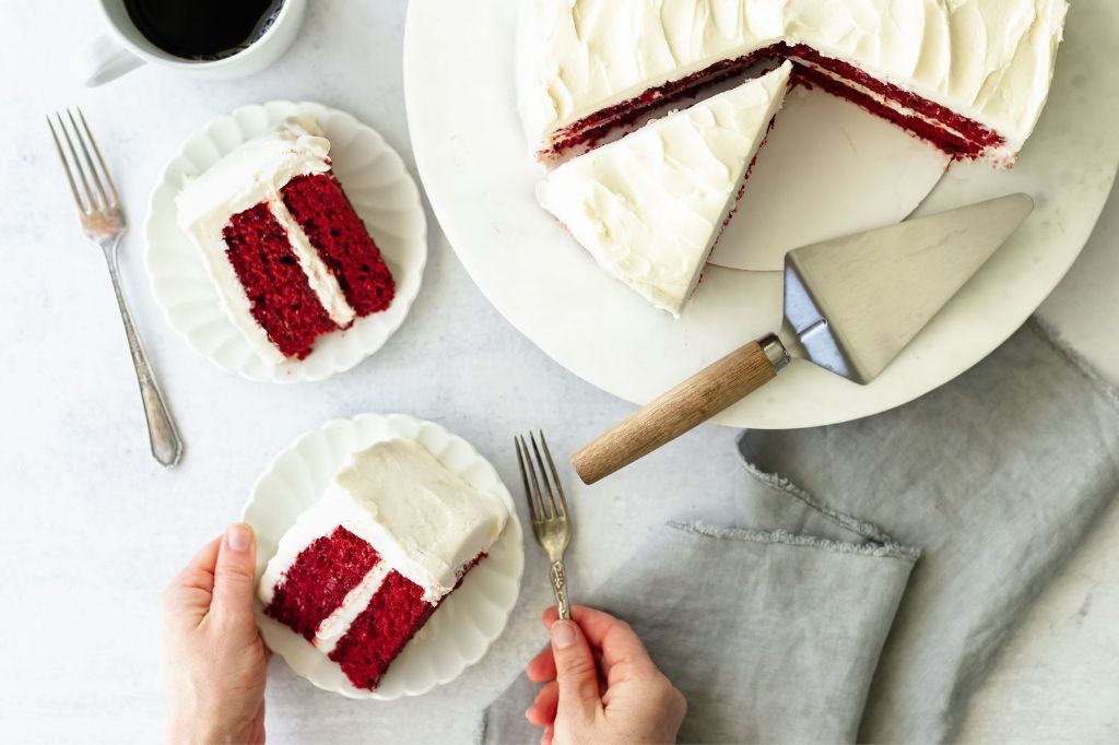 Classic Red Velvet Cake with Cream Cheese Frosting