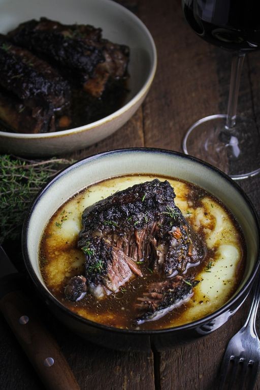 Classic Red Wine Braised Short Ribs