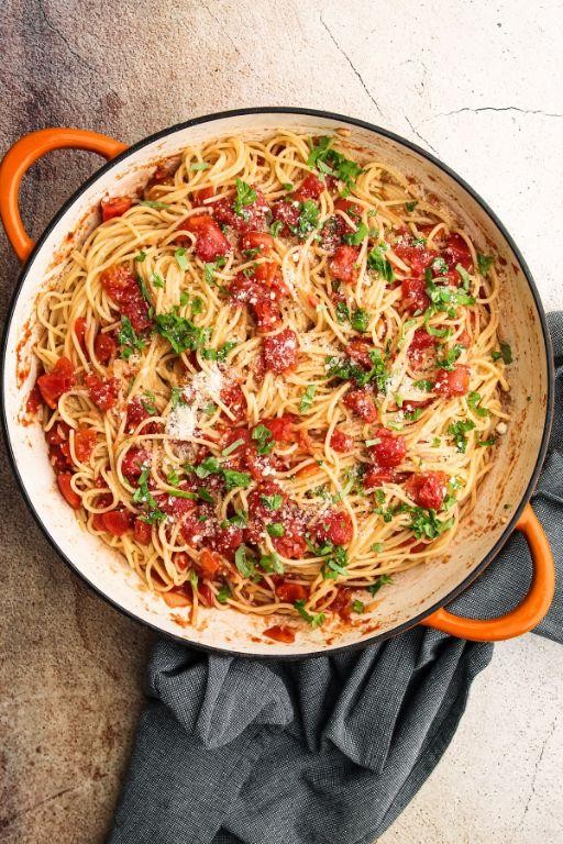 Classic San Marzano Tomato Basil Pasta