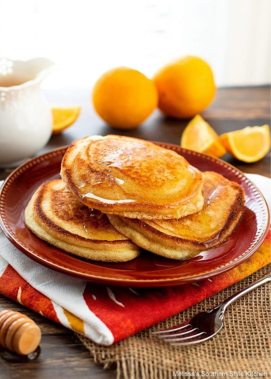 Classic Southern Hoe Cakes with Maple Syrup