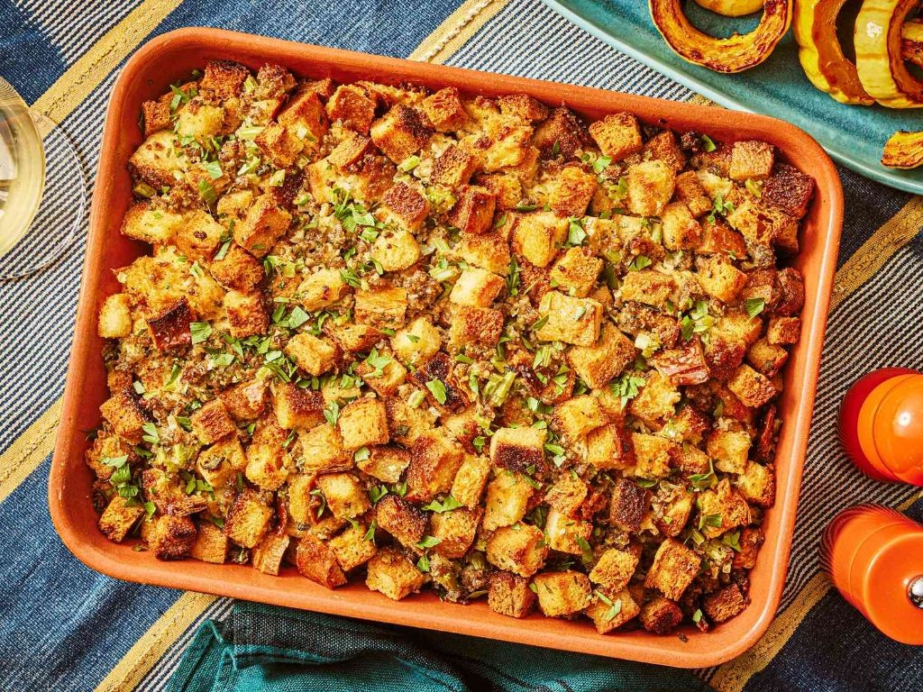 Classic Stuffing with Sage and Sausage