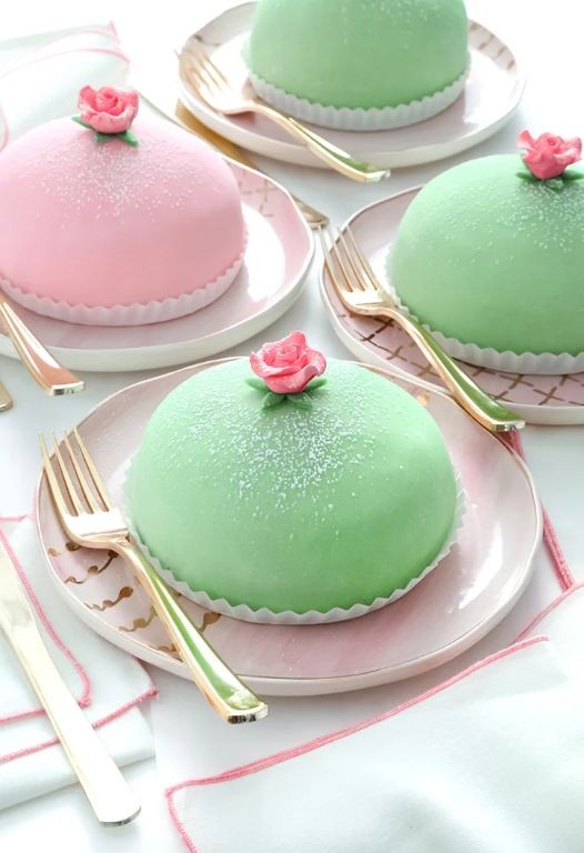 Classic Swedish Princess Cake with Vanilla Custard