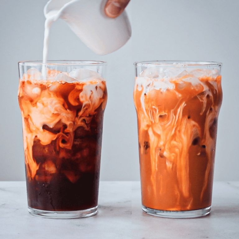 Classic Thai Iced Tea with Condensed Milk