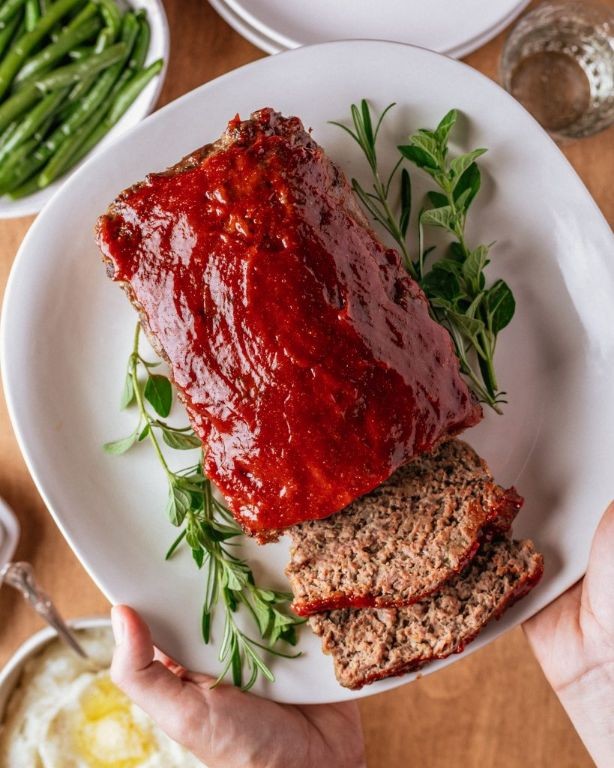 Classic Venison Meat Loaf with Ketchup Glaze