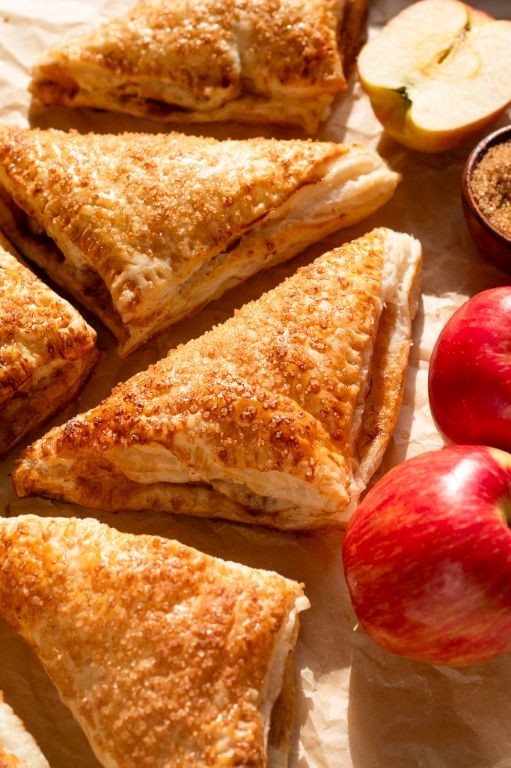 Classic puff pastry apple turnovers