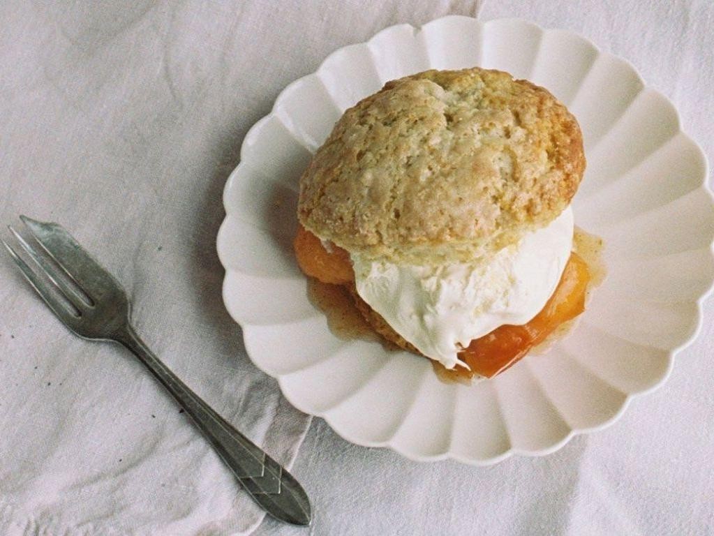 Clotted Cream and Honey Drizzled Scones