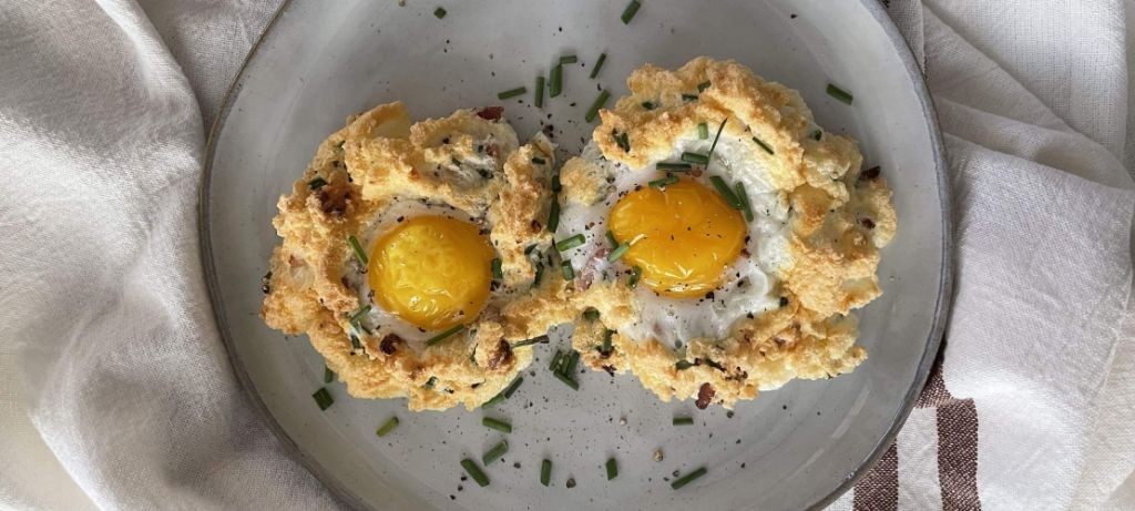 Cloud Eggs with Parmesan