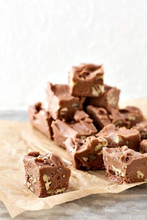 Cocoa Butter Fudge with Nuts