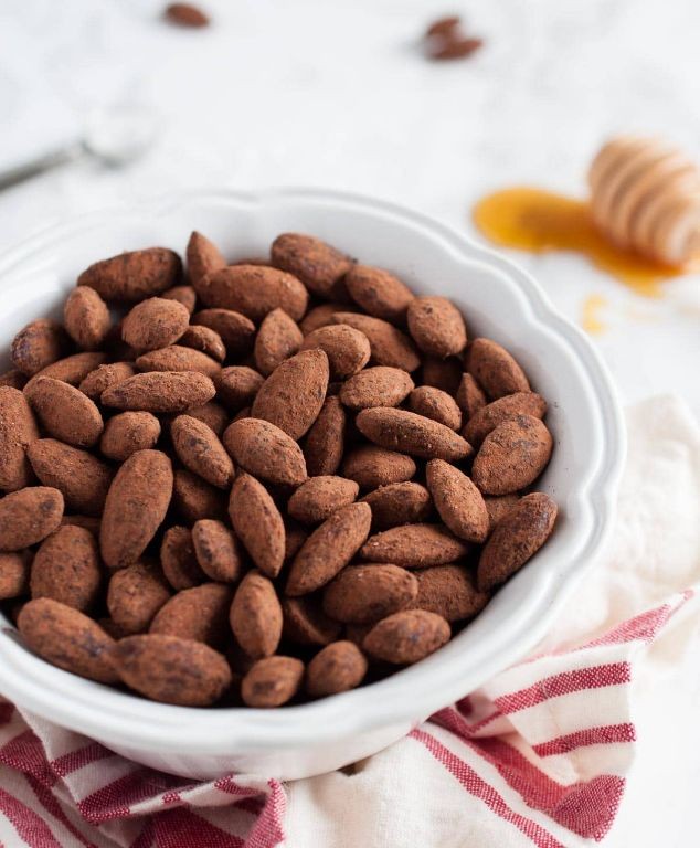 Cocoa Butter Roasted Almonds