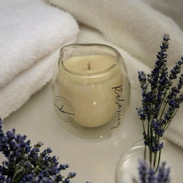 Cocoa Butter and Lavender Massage Candle