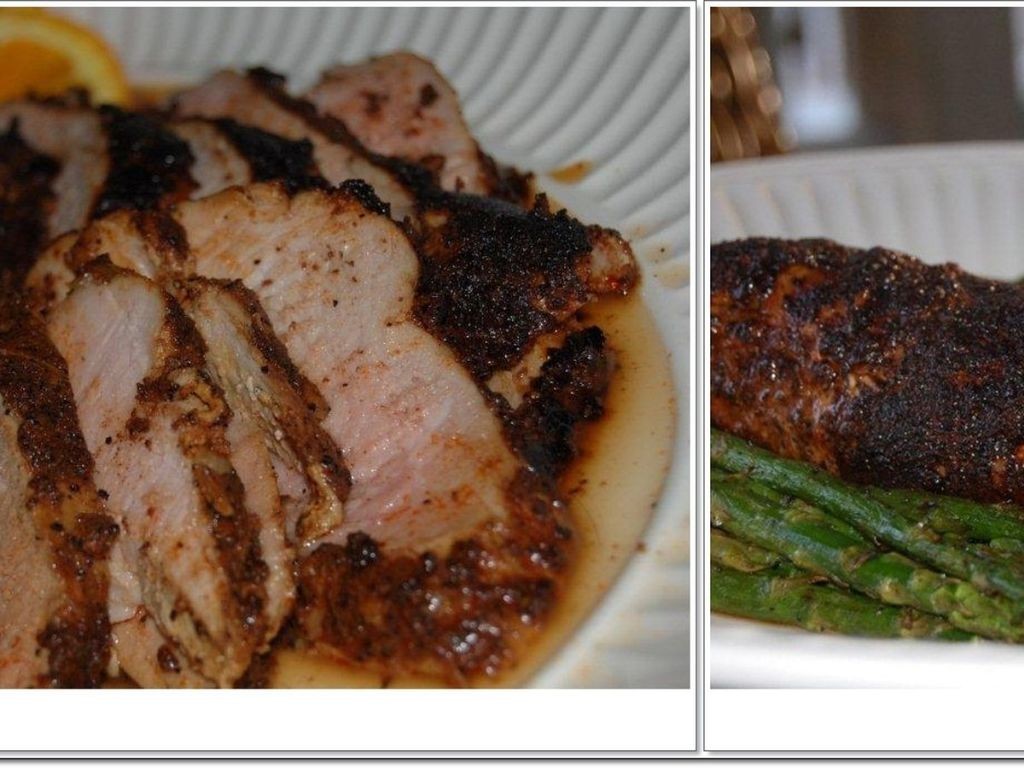 Cocoa and Coffee-Rubbed Pork Tenderloin