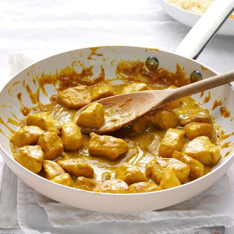 Coconut Curry Baked Chicken Breast with Mango Chutney