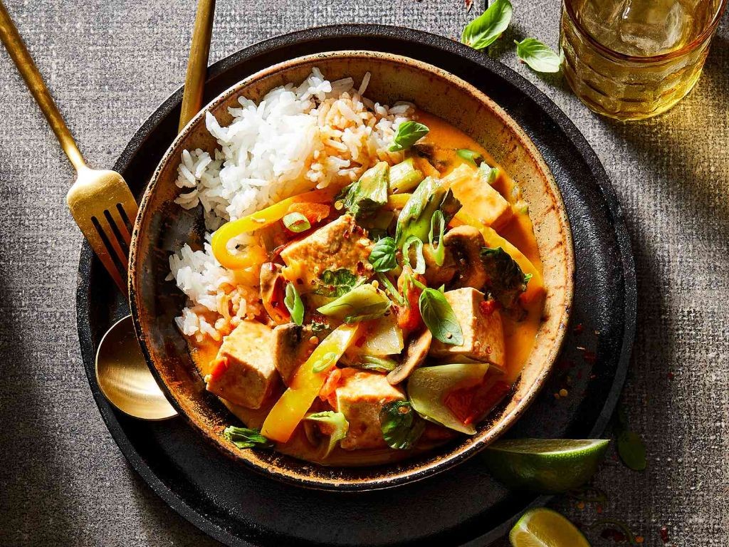 Coconut Curry Fried Tofu