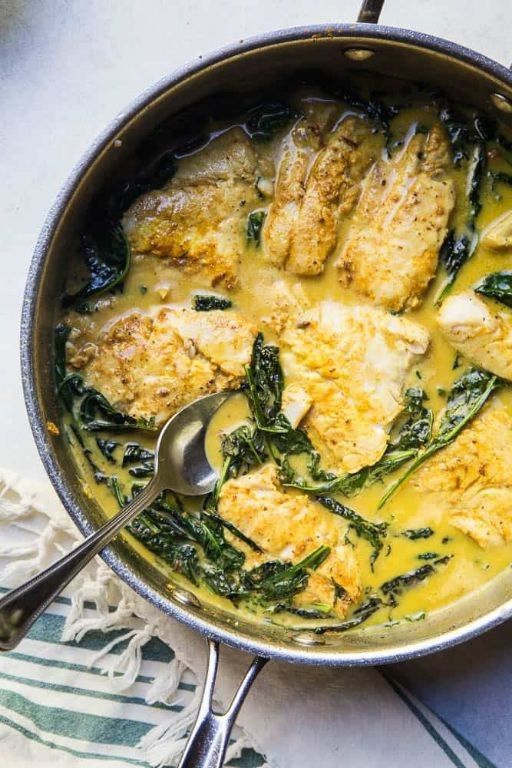 Coconut Curry Grilled Rockfish
