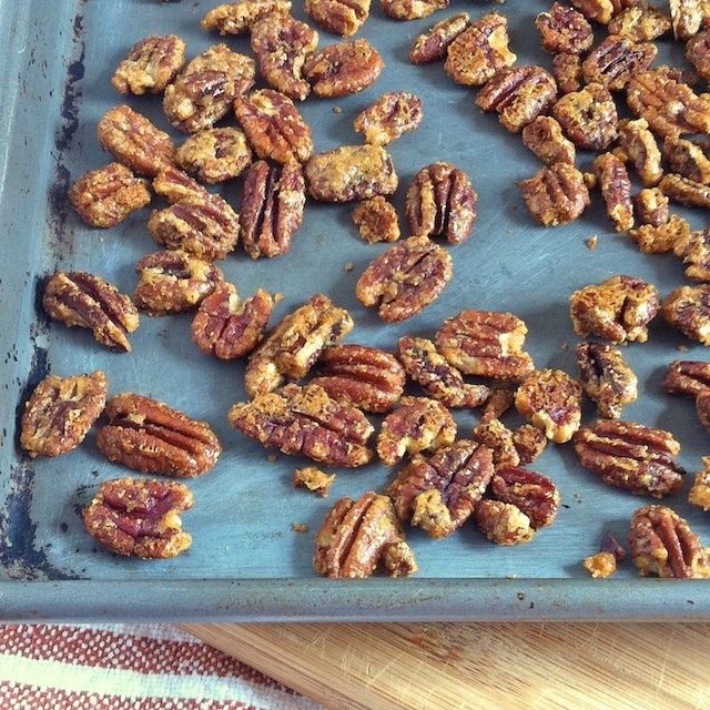 Coconut Curry Roasted Pecans
