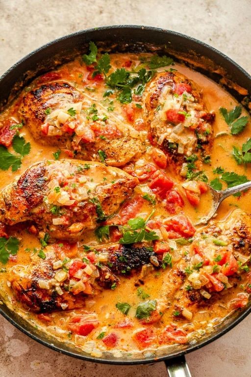 Coconut Curry Split Chicken Breast