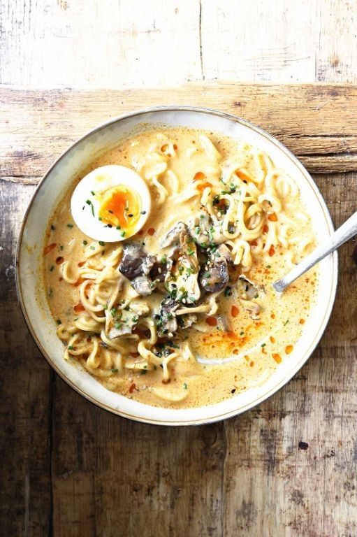 Coconut Lentil Curry Ramen