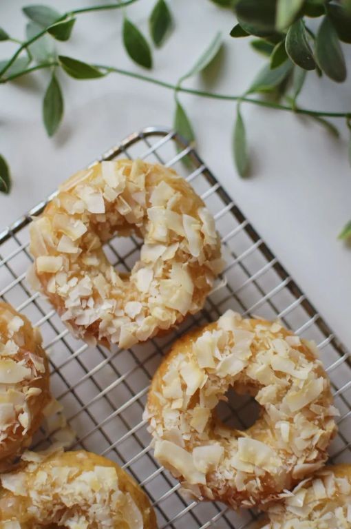 Coconut Lime Cake Donuts with a Tropical Twist